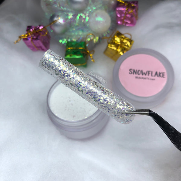 SnowFlake Glitter Acrylic Powder