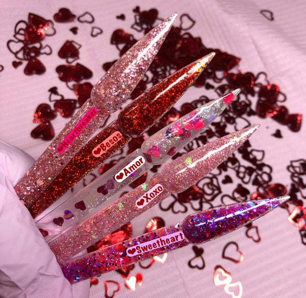 Heartbreaker Glitter Acrylic Powder